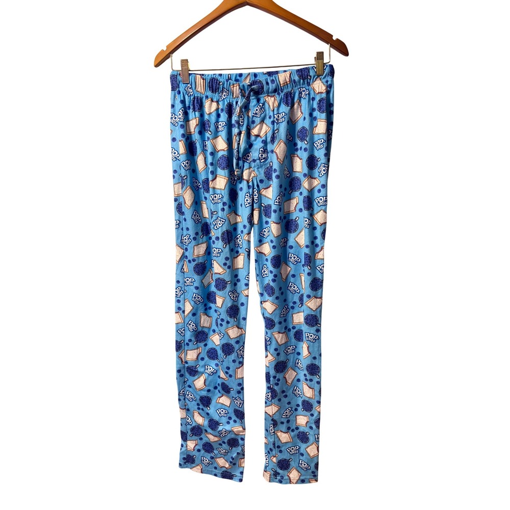 Kellogg's Pop-Tarts Pajama Pants Mens Small Blue Excellent Blueberry Retro Swag